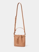 Signature Delany Drawstring Bucket Bag