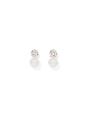 Sydney Pearl and Crystal Earrings