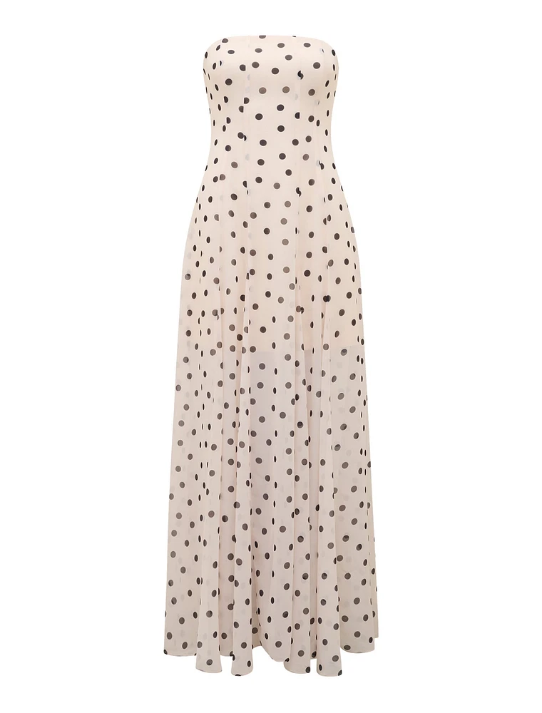 Kimora Strapless Midi Dress