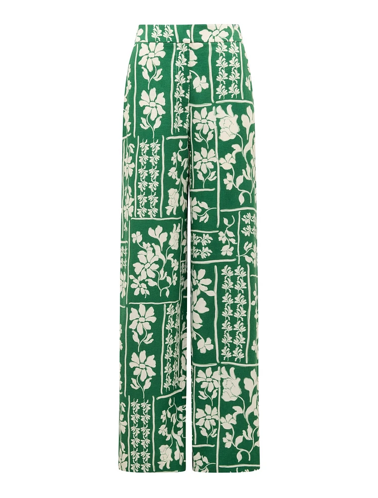 Marley Linen Wide-Leg Pants