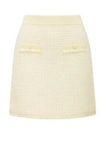 Aria Bouclé Knit Skirt