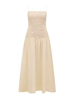 Cara Crochet Midi Dress