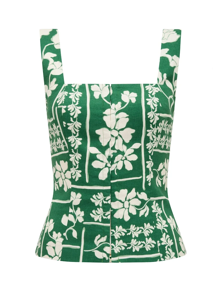 Miley Square-Neck Waistcoat