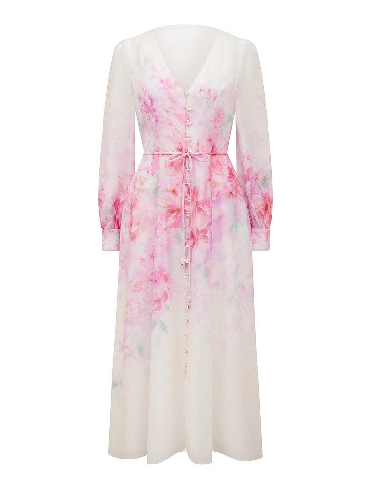 Kahlani Printed Midi Dress