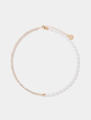 Gigi Diamanté and Pearl Necklace