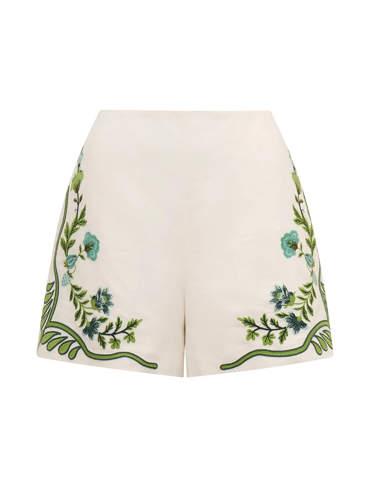 Rosalia Embroidered Shorts