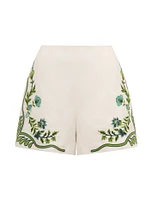 Rosalia Embroidered Shorts
