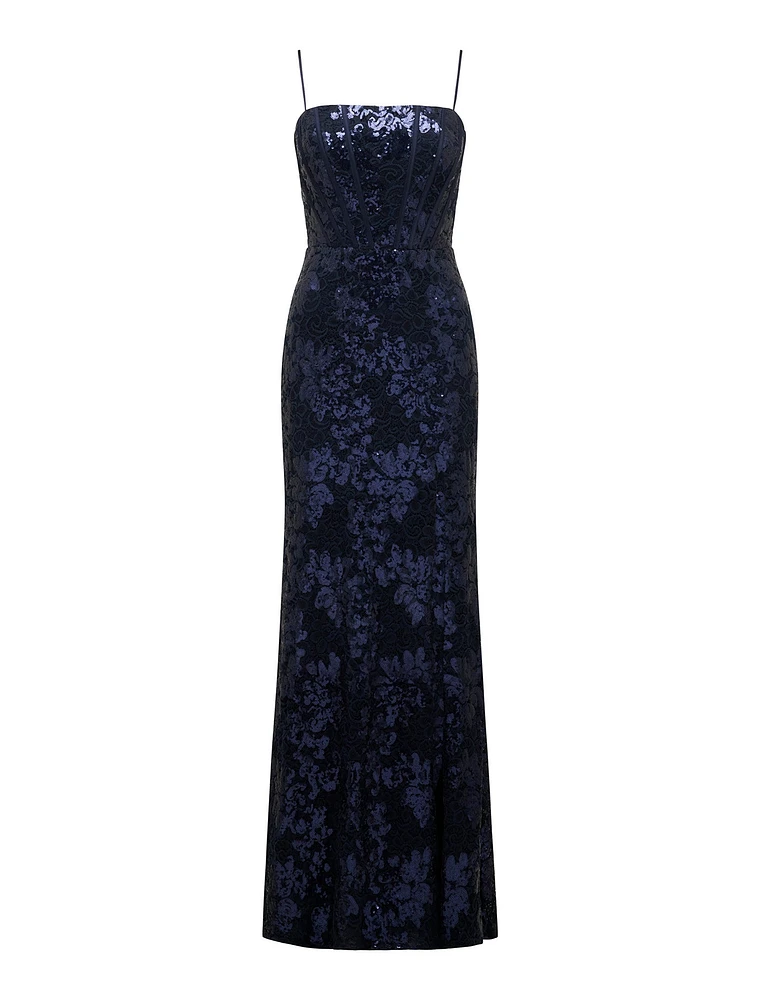 Lucia Sequin Maxi Dress