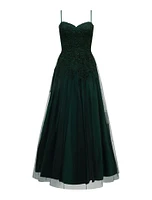 Kaia Tulle Strappy Gown