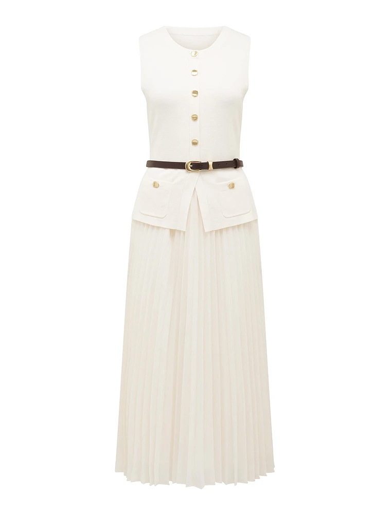 Daphne Waistcoat Midi Dress