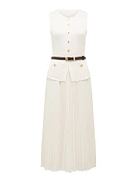 Daphne Waistcoat Midi Dress