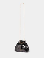Signature Stella Sequin Ring Handle Bag