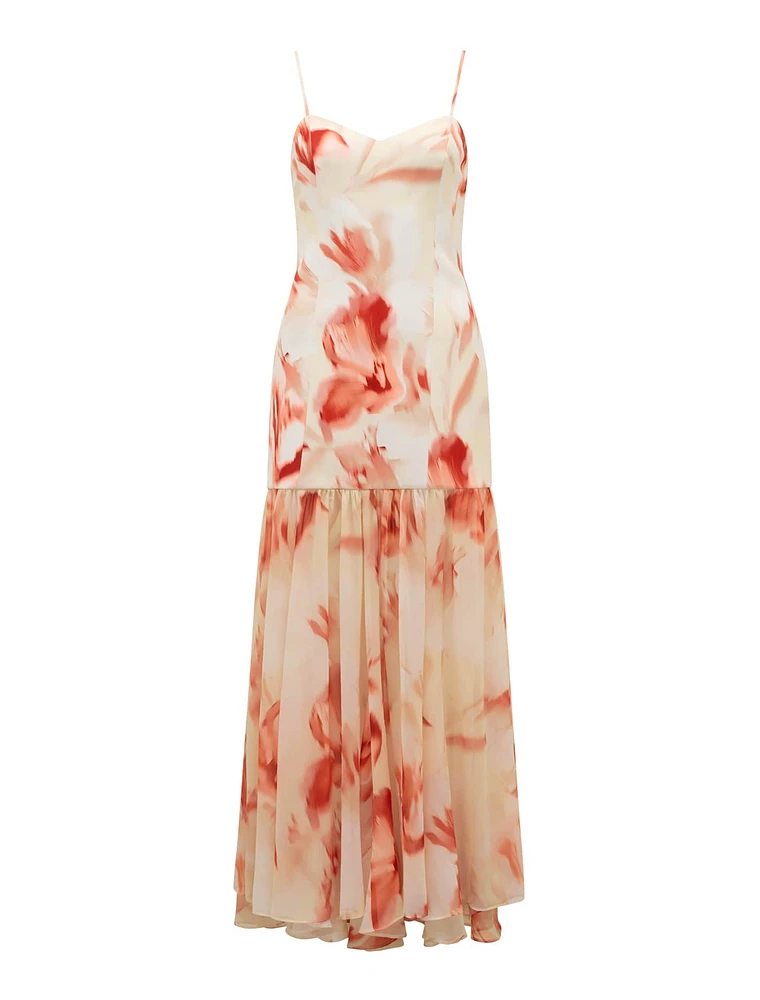 Luca Dropped Waist Maxi Dress