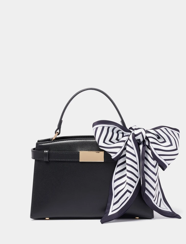 Mara Scarf Top Handle Bag