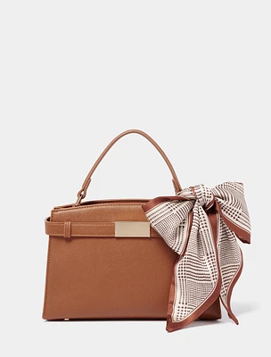 Mara Scarf Top Handle Bag
