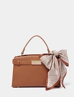 Mara Scarf Top Handle Bag