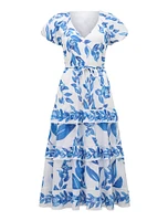 Iris Tiered Midi Dress