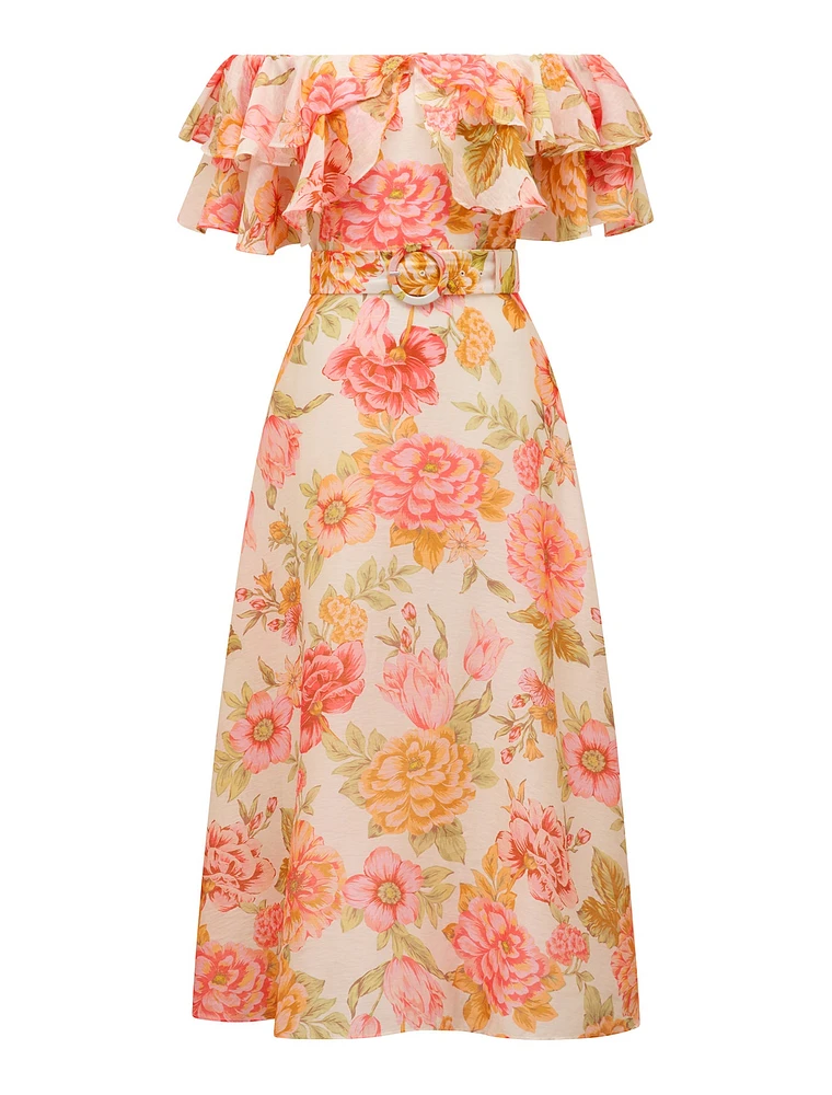 Jemima Ruffle Midi