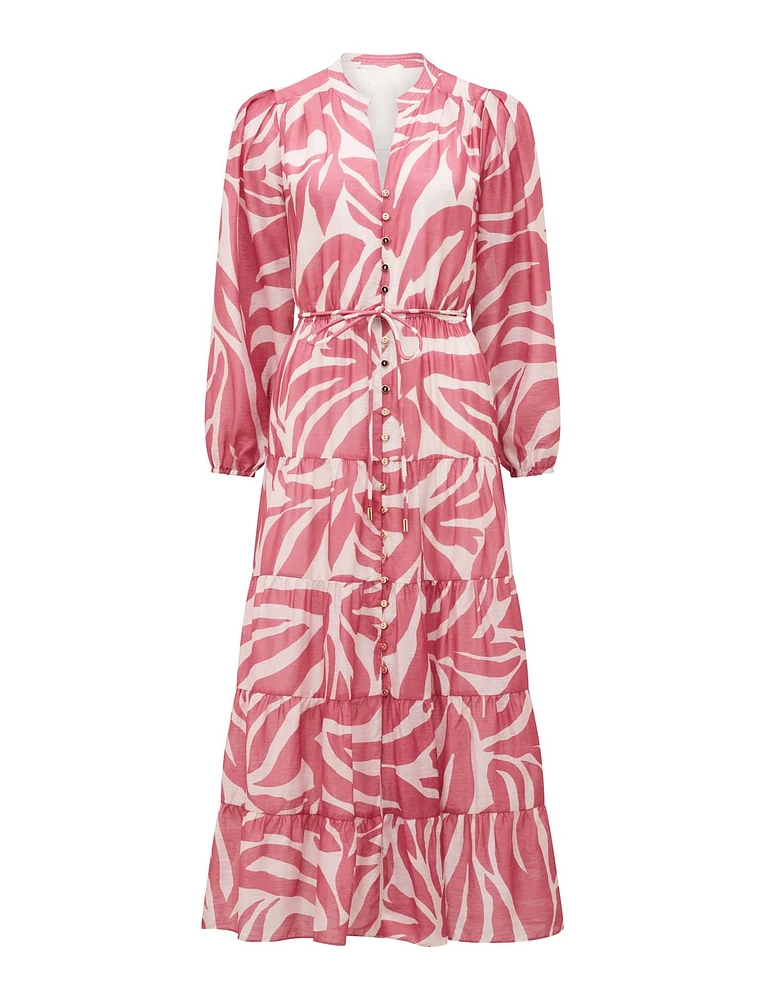 Adeline Tiered Midi Dress