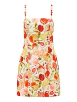 Sasha Petite Strappy Printed Mini