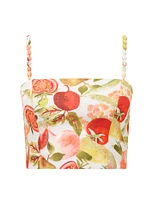 Flore Petite Printed Top
