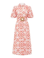 Rhiannon Petite Embroidered Midi Dress
