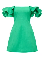 Kenzie Off Shoulder Ruffle Mini