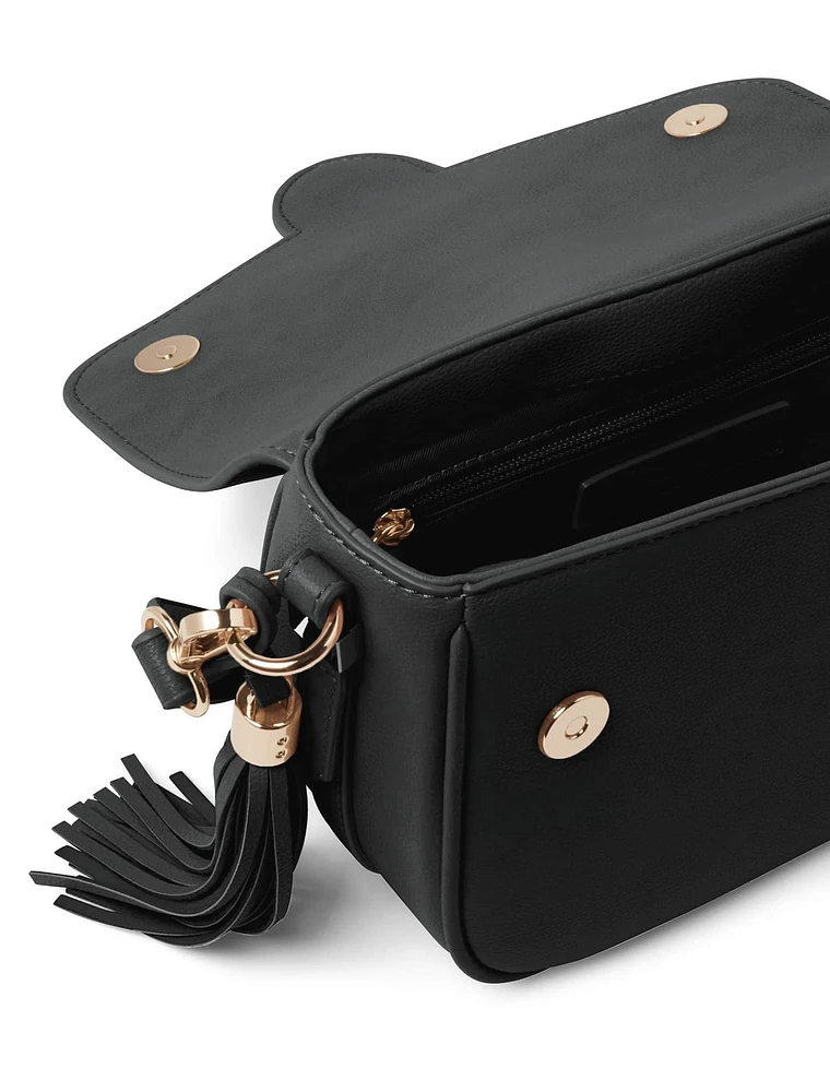 Signature Thea Tassel Saddle Bag