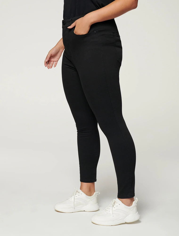 Bianca Curve High-Rise Ankle Grazer Jeans