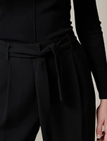 Carmen Tie-Waist Tapered Pants