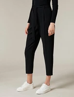 Carmen Tie-Waist Tapered Pants