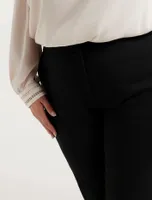 Audrey Curve High-Waisted Cropped Pants