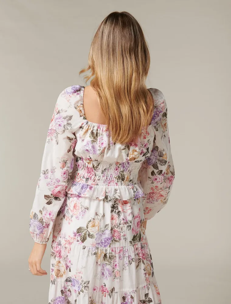 Marina Shirred Josephine Blouse