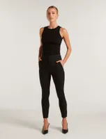 Georgia High-Waist Full-Length Pants