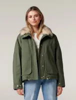 Elle short parka