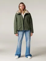 Elle short parka