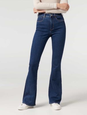 Farrah High-Rise Skinny Flare Jeans