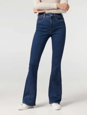 Farrah High Rise Skinny Flare Jean