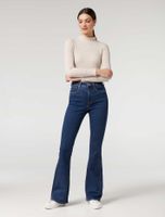 Farrah High-Rise Skinny Flare Jeans
