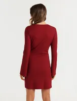 April Rib Mini Jersey Dress