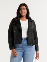 Skye Curve Vegan Biker Jacket