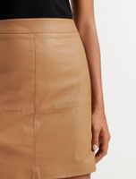 Ellen Vegan Leather Mini Skirt
