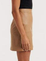 Ellen Vegan Leather Mini Skirt