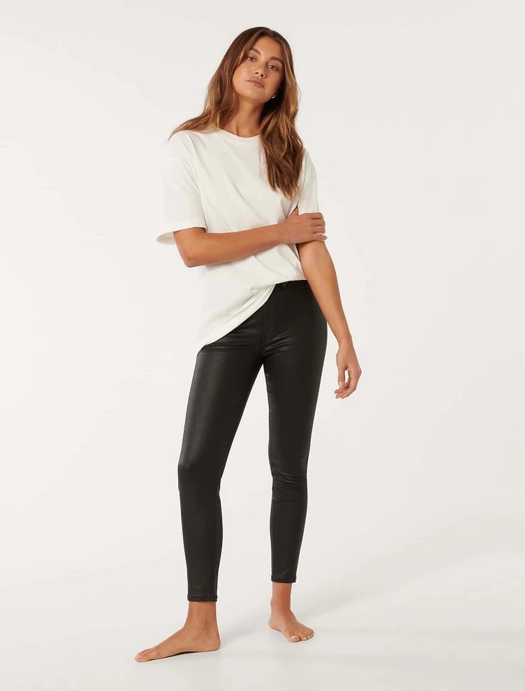 Bella Cropped High-Rise Sculpting Jeans