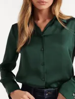 Lila Longline Satin Shirt