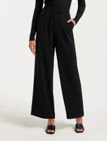 Nylah Petite Wide-Leg Pants