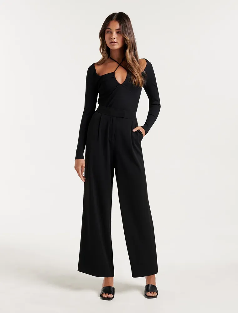 Nylah Petite Wide-Leg Pants