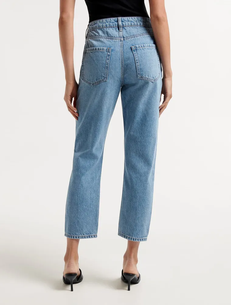 Asha Slim Jeans Mid Wash - 0 to 12 Women's