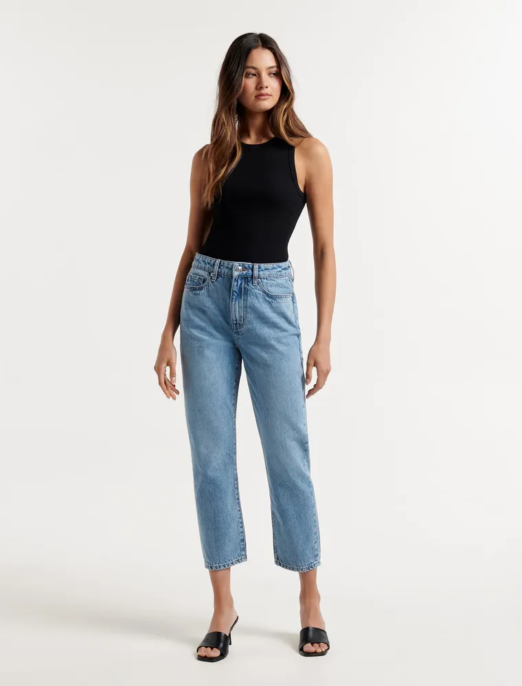 Asha Slim Jeans Mid Wash - 0 to 12 Women's