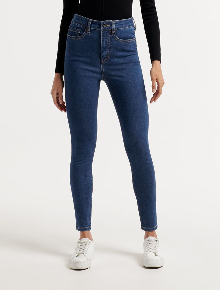 Bella Cropped High-Rise Jeans